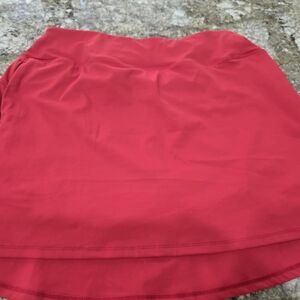 Women's Red Golf Skort